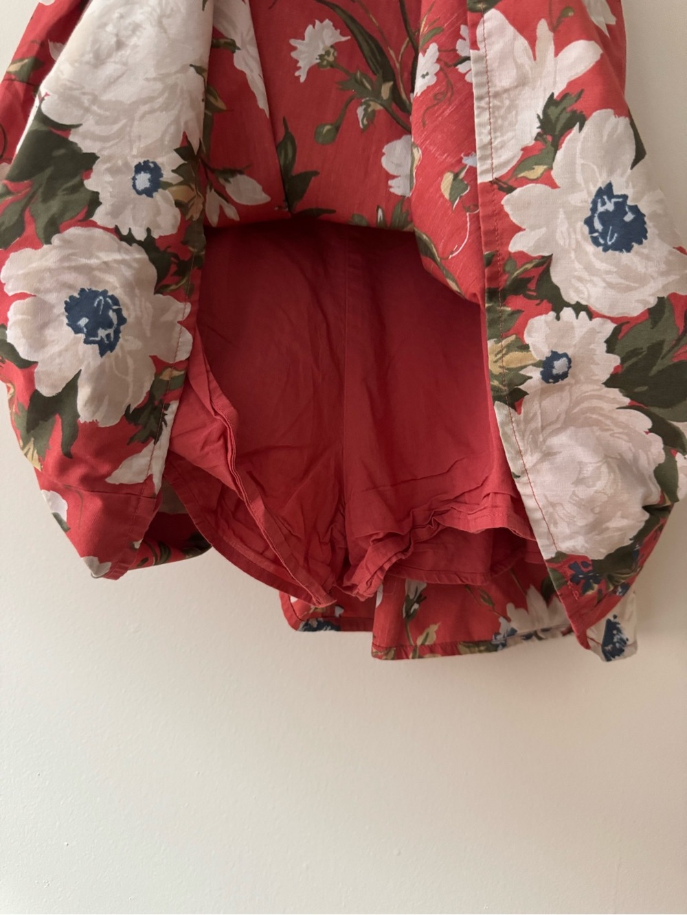ABERCROMBIE Red Corset Romper Dress XST - Picture 10 of 12